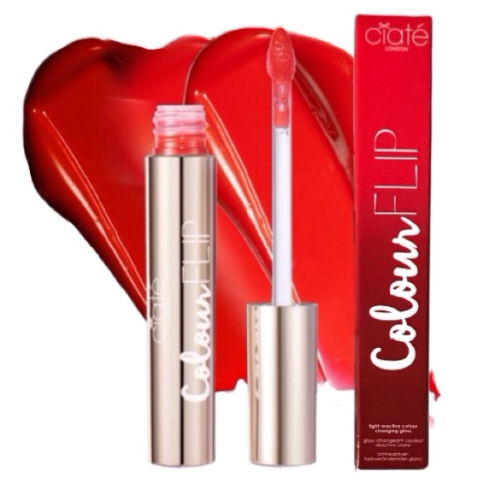 💜 2/$29 Ciate London Colour Flip Light Reactive Colour Changing Gloss Flame BNIB